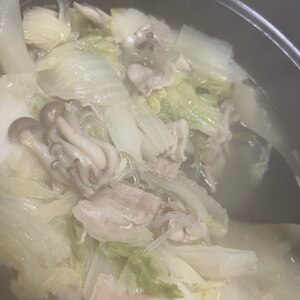 白菜と豚肉のお鍋